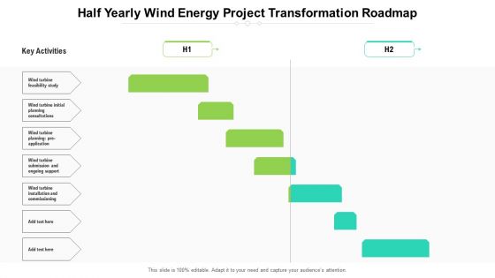 Half Yearly Wind Energy Project Transformation Roadmap Brochure