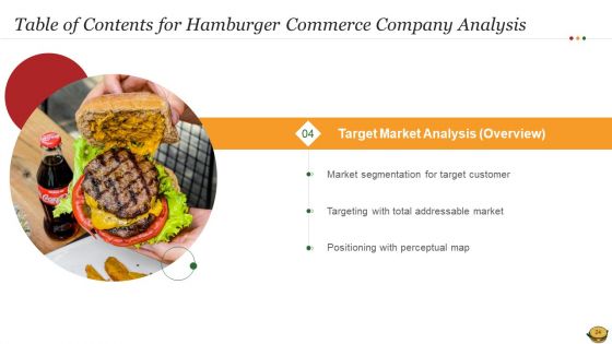 Hamburger Commerce Company Analysis Ppt PowerPoint Presentation Complete Deck With Slides