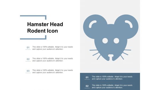 Hamster Head Rodent Icon Ppt Powerpoint Presentation Summary Rules