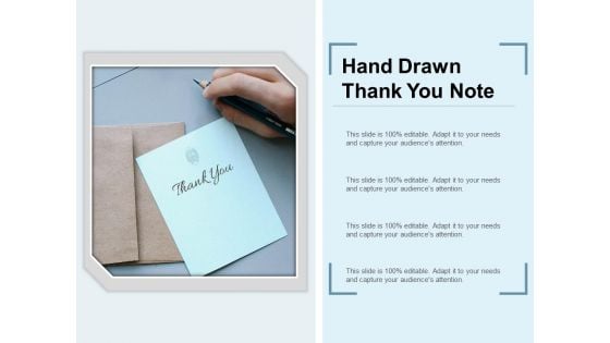 Hand Drawn Thank You Note Ppt Powerpoint Presentation Model Graphic Tips