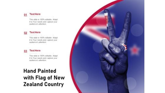 Hand Painted With Flag Of New Zealand Country Ppt PowerPoint Presentation Styles PDF