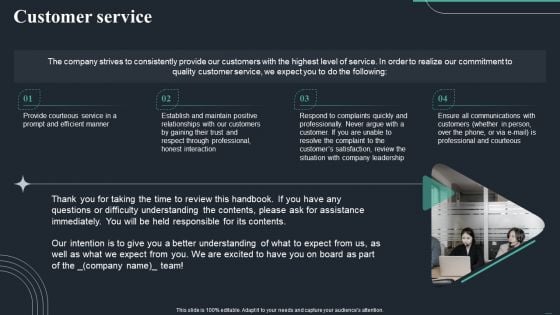 Handbook For Corporate Staff Customer Service Ppt PowerPoint Presentation File Graphics PDF Handbook For Corporate Staff Customer Service Ppt PowerPoint Presentation File Graphics PDF