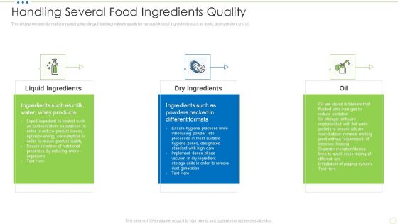 Handling Several Food Ingredients Quality Food Security Excellence Ppt Styles Template PDF Handling Several Food Ingredients Quality Food Security Excellence Ppt Styles Template PDF
