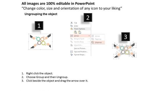 Hands With Gears And Icons For Business Planning Powerpoint Template