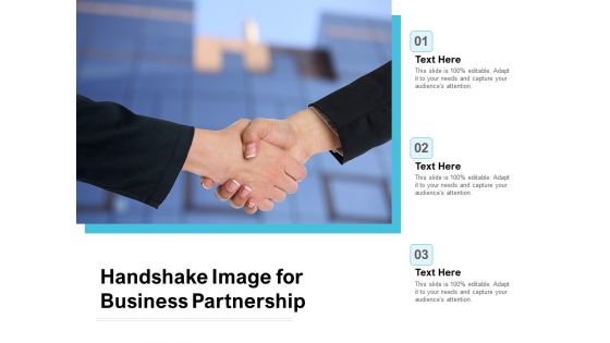 Handshake Image For Business Partnership Ppt PowerPoint Presentation Summary Example Topics PDF