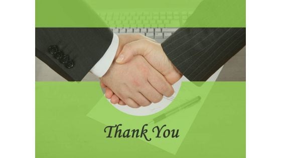 Handshake Thank You Slide Design Powerpoint Slides