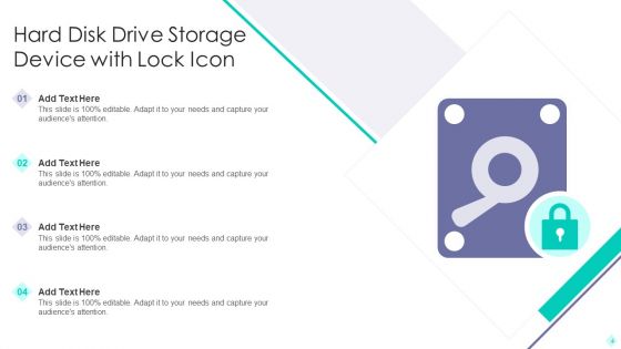 Hard Disk Drive Icon Ppt PowerPoint Presentation Complete With Slides