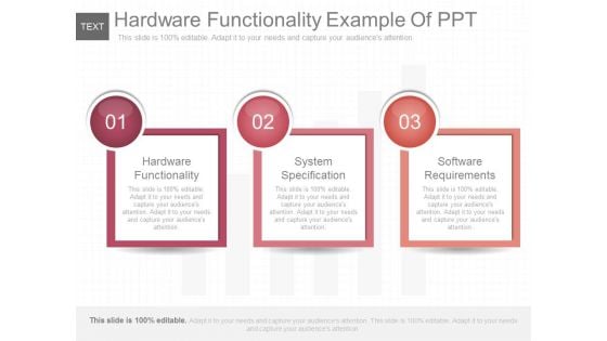 Hardware Functionality Example Of Ppt