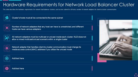 Hardware Requirements For Network Load Balancer Cluster Ppt Portfolio Visual Aids PDF