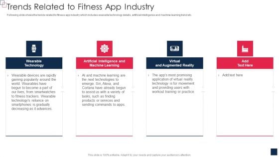 Health And Fitness App Pitch Deck Trends Related To Fitness App Industry Graphics PDF Health And Fitness App Pitch Deck Trends Related To Fitness App Industry Graphics PDF