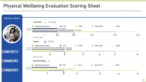 Health And Fitness Playbook Physical Wellbeing Evaluation Scoring Sheet Ideas PDF