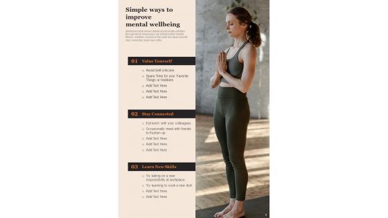 Health And Wellness Playbook Template