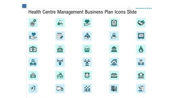 Health Centre Management Business Plan Icons Slide Themes PDF