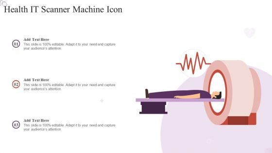 Health IT Scanner Machine Icon Microsoft PDF