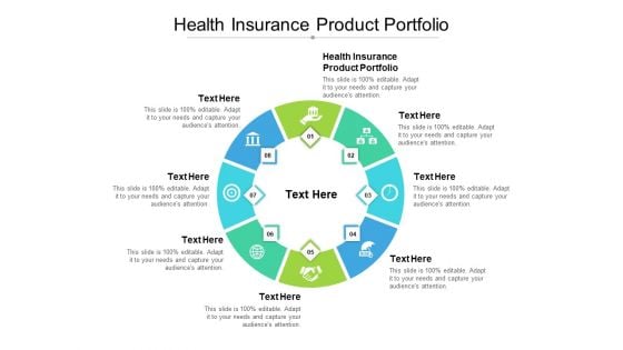 Health Insurance Product Portfolio Ppt PowerPoint Presentation Inspiration Tips Cpb Pdf