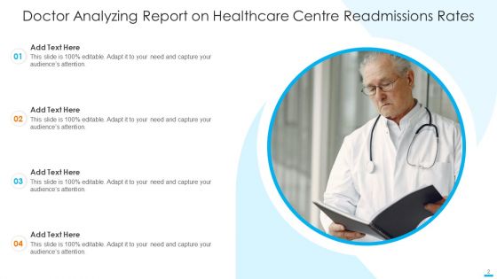 Healthcare Centre Readmissions Ppt PowerPoint Presentation Complete With Slides