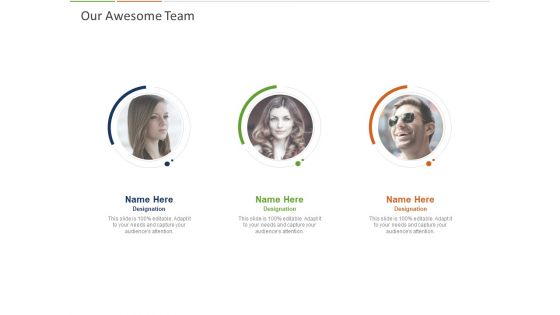 Healthcare Industry Impact Artificial Intelligence Our Awesome Team Ppt Inspiration PDF Healthcare Industry Impact Artificial Intelligence Our Awesome Team Ppt Inspiration PDF