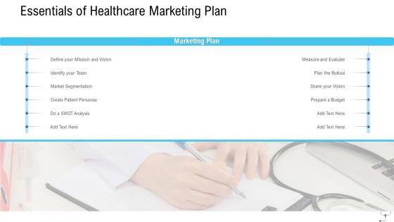 Healthcare Management Essentials Of Healthcare Marketing Plan Ppt File Background Designs PDF