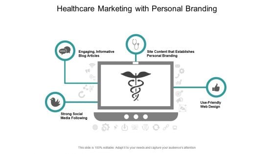 Healthcare Marketing With Personal Branding Ppt PowerPoint Presentation Ideas Microsoft