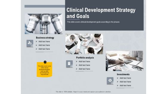 Healthcare Merchandising Clinical Development Strategy And Goals Structure PDF