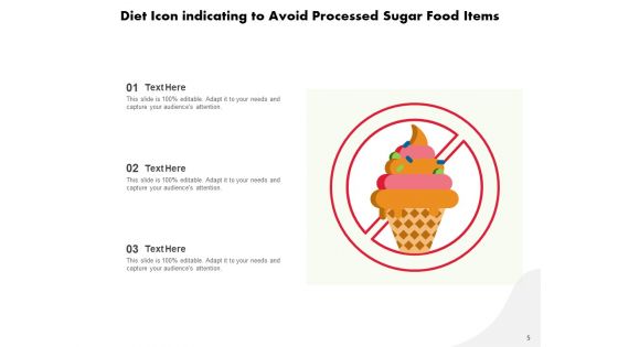 Healthy Eating Icon Food Items Ppt PowerPoint Presentation Complete Deck