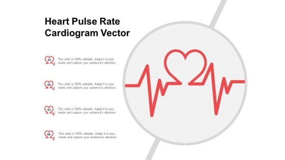 Heart Pulse Rate Cardiogram Vector Ppt PowerPoint Presentation Pictures Inspiration