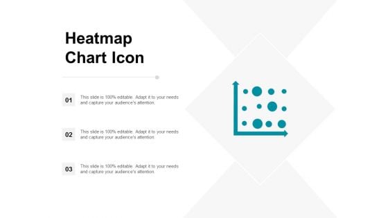 Heatmap Chart Icon Ppt PowerPoint Presentation Icon Background Designs