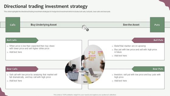 Hedge Funds Trading And Investing Strategies Directional Trading Investment Strategy Background PDF