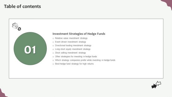 Hedge Funds Trading And Investing Strategies Table Of Contents Equity Elements PDF