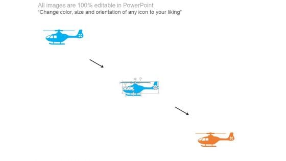 Helicopter Diagram For Business Vision PowerPoint Slides