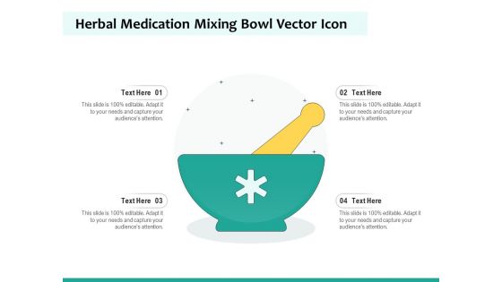 Herbal Medication Mixing Bowl Vector Icon Ppt PowerPoint Presentation Summary Portfolio PDF