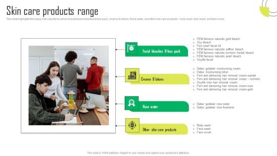 Herbal Products Company Profile Skin Care Products Range Structure PDF