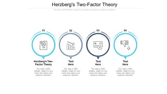 Herzbergs Two Factor Theory Ppt PowerPoint Presentation Infographic Template Icon Cpb Pdf