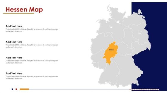 Hessen Map PowerPoint Presentation PPT Template PDF