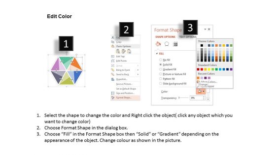 Hexagon With Management Process Icons Powerpoint Template