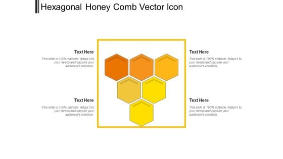 Hexagonal Honey Comb Vector Icon Ppt PowerPoint Presentation Icon Example PDF