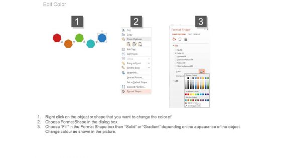 Hexagons And Icons For Business Segmentation Powerpoint Template