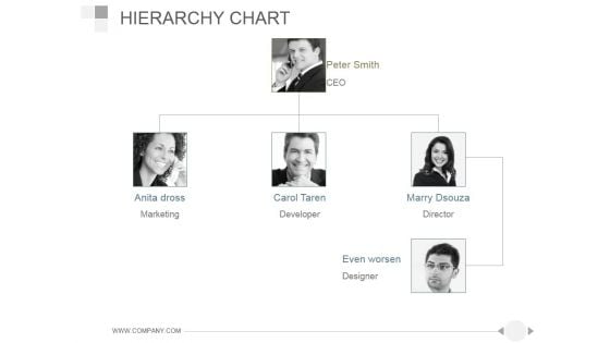 Hierarchy Chart Ppt PowerPoint Presentation Ideas