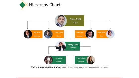 Hierarchy Chart Ppt PowerPoint Presentation Infographic Template Graphics