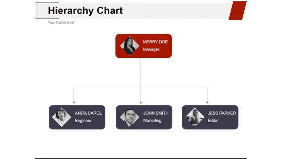 Hierarchy Chart Ppt PowerPoint Presentation Infographics Themes