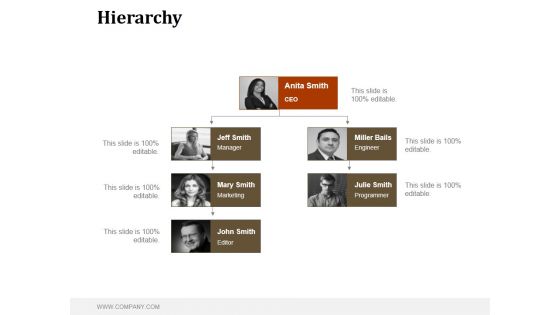 Hierarchy Ppt PowerPoint Presentation Layouts Maker