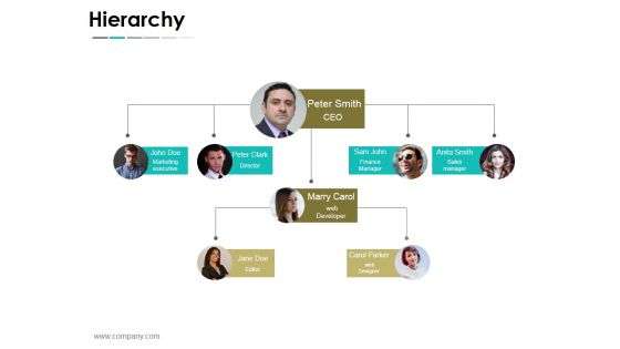 Hierarchy Ppt PowerPoint Presentation Summary Background