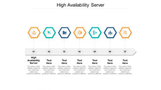 High Availability Server Ppt PowerPoint Presentation Show Templates Cpb