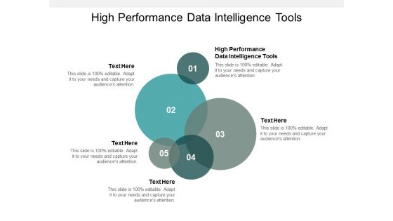 High Performance Data Intelligence Tools Ppt PowerPoint Presentation Icon Skills Cpb