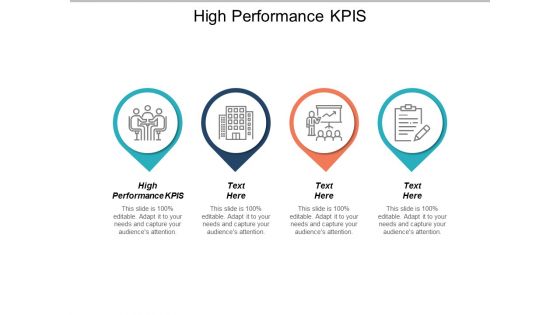 High Performance KPIS Ppt PowerPoint Presentation Show Examples Cpb