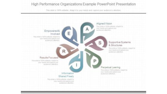 High Performance Organizations Example Powerpoint Presentation