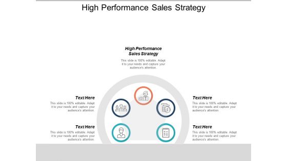 High Performance Sales Strategy Ppt PowerPoint Presentation Model Example Topics Cpb