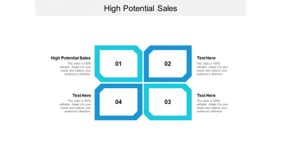 High Potential Sales Ppt PowerPoint Presentation Portfolio Graphics Design Cpb Pdf