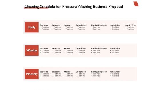 High Power Cleansing Work Cleaning Schedule For Pressure Washing Business Proposal Diagrams PDF High Power Cleansing Work Cleaning Schedule For Pressure Washing Business Proposal Diagrams PDF