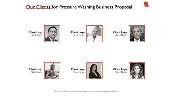 High Power Cleansing Work Our Clients For Pressure Washing Business Proposal Formats PDF High Power Cleansing Work Our Clients For Pressure Washing Business Proposal Formats PDF
